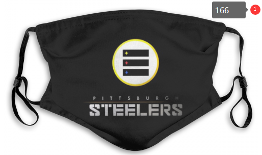 NFL Pittsburgh Steelers #4 Dust mask with filter->nfl dust mask->Sports Accessory